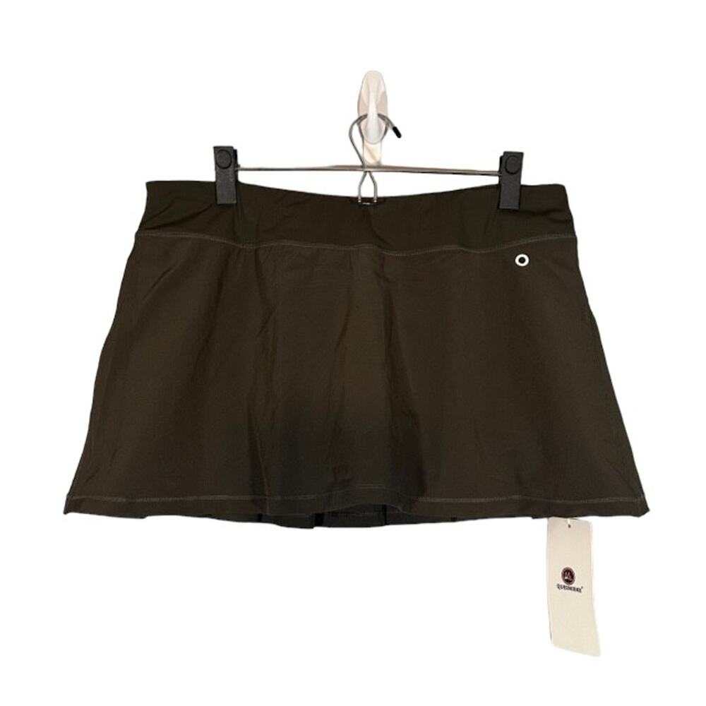 Queenieke Olive Athletic Stash Pocket Standard Fit Tennis Skort Women Sz XL